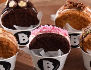 5 different flavors of ice cream from Boss Bites Australia